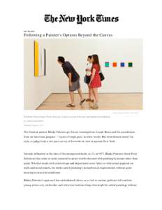 Visual arts / Dia:Beacon / Gerhard Richter / Joseph Beuys / Blinky / Kunstakademie Düsseldorf / Sol LeWitt / Blinky Palermo / Modern art / Contemporary art