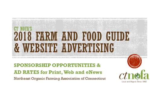 FARm & FOOD Conference