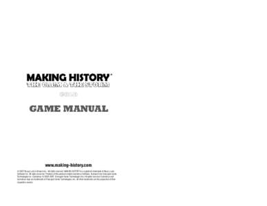 GO LD  GAME MANUAL www.making-history.com