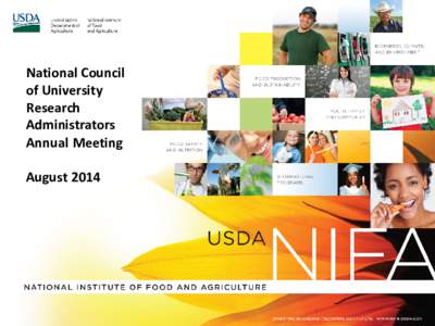 National Council of University Research Administrators Annual Meeting August 2014
