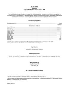 Tetracycline antibiotics / Proteobacteria / Pet foods / Amides / Tetracycline / Chlortetracycline / Ileitis / Lysine / Association of American Feed Control Officials / Chemistry / Medicine / Health