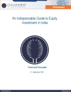 Whitepaper  An Indispensable Guide to Equity Investment in India  Facts and Forecasts