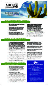 Road transport / Emission standards / Vehicle inspection / MOT test / Data link connector / Vehicle emissions control / Vehicle inspection in the United States / California Smog Check Program / Transport / Land transport / Car safety