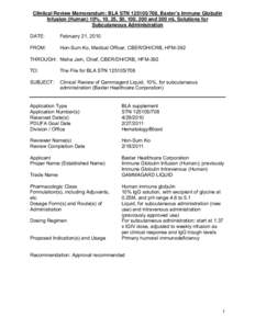 Tolerability and Pharmacokinetic Comparison of Immune Globulin Intravenous (Human), 10% (IGIV, 10%) Administered Intravenously or Subcutaneously in Subjects with Primary Immunodeficiency Diseases