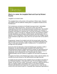 Microsoft Word - The Langdyke Hundred Court by Richard Keymer.doc