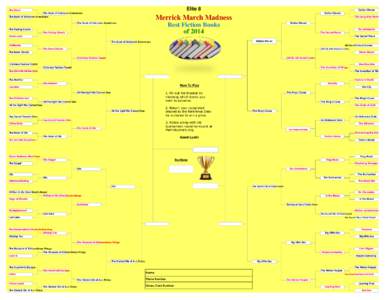 Elite 8  The Three The Book of Unknown Americans The Book of Unknown Americans