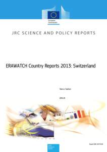 ERAWATCH Country Reports 2013: Switzerland  Marco Seeber 2014