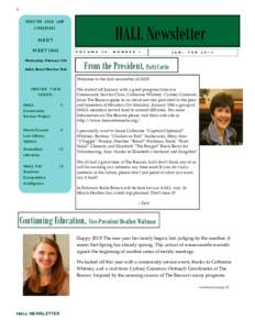 1 HOUSTON AREA LAW HALL Newsletter  LIBRARIANS