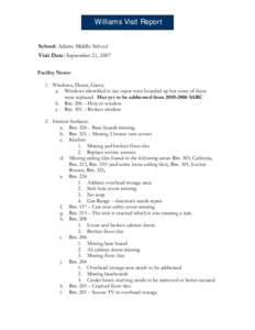 Microsoft Word - Adams Middle Facility Report.doc