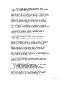 Be It Enacted by the People of the State of Oregon: ORS[removed]is hereby amended by supplementing the law on informed consent of patient by adding section (3): (3) Any woman seeking an abortion shall be given informatio