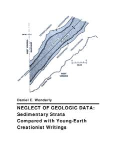 Neglect of geologic data: Sedimentary strata compared with young-earth creationist writings