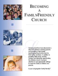 BECOMING A FAMILY-FRIENDLY CHURCH  G