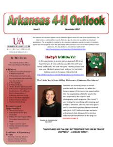 Arkansas 4-H Outlook - November 2012