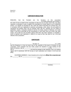 Notary / United States securities law / Types of business entity / Corporations law / Corporation / Act / Law / Corporate resolution / Legal documents