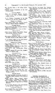 44  SUPPLEMENT TO THE LONDON GAZETTE, IST JANUARY 1962