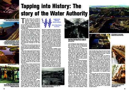 Tapping into History: The story of the Water Authority Aerial View of Sulby Reservoir under construction, July 1981, showing the main quarry benches  Construction of Sulby Reservoir – May 1982