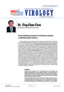 Ting-Chao Chou, J Antivir Antiretrovir 2011, 3:4 doi: http://dx.doi.org[removed]5964.S1.1