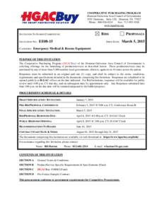 COOPERATIVE PURCHASING PROGRAM Houston-Galveston Area Council of Governments 3555 Timmons, Suite 120, Houston, TXPhone: Fax: www.hgacbuy.org