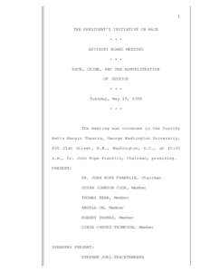 John Hope Franklin / Stephen Joel Trachtenberg / Trachtenberg / George Washington University / Harvard University / United States / Education in the United States / Charles Ogletree / University of the District of Columbia