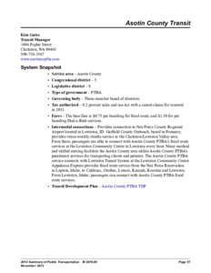 Asotin County /  Washington / Lewiston /  Idaho / Clarkston /  Washington / Asotin /  Washington / Nez Perce County /  Idaho / Idaho / Public transport / Lewiston metropolitan area / Geography of the United States / Washington