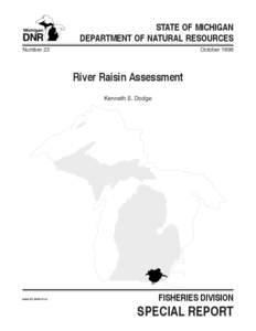 Michigan  DNR STATE OF MICHIGAN DEPARTMENT OF NATURAL RESOURCES