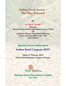 Dr  Raj Paroda Lectures - NSAI_13-2-2013_Corrected (2).pdf