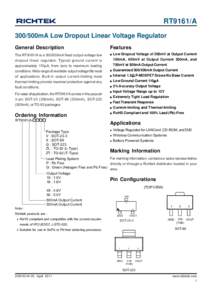 Analog circuits / Voltage regulator / Dropout voltage / Linear regulator / Load regulation / Junction temperature / Current limiting / Line regulation / Surface-mount technology / Electrical engineering / Electromagnetism / Electronics