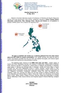 http://www.bfar.da.gov .ph http://www.bfar.da.gov.ph Republic of the Philippines Department of Agriculture