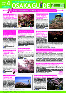 Ornamental trees / Prunus / Botany / Asia / Cherries / Hanami / Japanese festivals / Prunus × yedoensis / Osaka Castle Park / Cherry blossom / Fruit / Flora of Japan