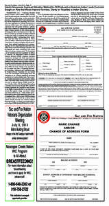 Sac and Fox News • July 2014 • Page 14  Interior Announces Improved V aluation Method for Oil P roduced on American Indian L ands Comment Sought on Rule that W ould Improve Fairness, Clarity for Royalties to Indian C