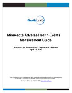         Minnesota Adverse Health Events