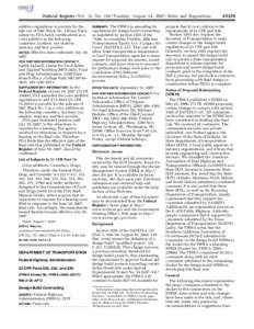 Federal Register / Vol. 72, No[removed]Tuesday, August 14, [removed]Rules and Regulations additive regulations to provide for the safe use of D&C Black No. 3 (bone black, subject to FDA batch certification) as a color addit