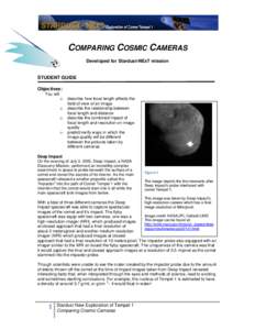 Microsoft Word - Comparing Cosmic Cameras_SG_6JUN11.docx