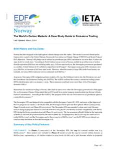 Climate change / Climate change in the European Union / Emissions trading / Environmental economics / European Union Emission Trading Scheme / Carbon credit / EU Allowances / Carbon tax / Carbon pricing / Climate change policy / Environment / Carbon finance