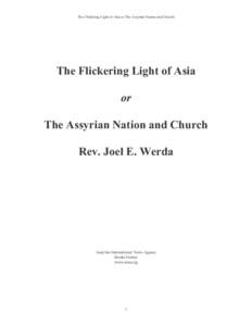 Assyrian Church of the East / Nestorianism / Assyrian/Syriac people / Assyrian people / Assyrian Genocide / Simele massacre / Mosul / Syriac Christianity / Church of the East / Asia / Middle East / Fertile Crescent