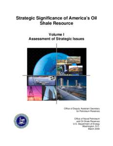 Strategic Significance of America’s Oil Shale Resource