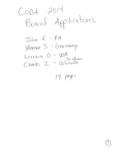 NOMINEE APPLICATION Section 4.6 APPLICATION FOR B O A R D OF TRUSTEES OR ALTERNATE TRUSTEE OF CO-DEPENDENTS ANONYMOUS,  DATE: