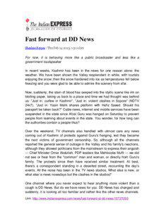 Fast forward at DD News Shailaja Bajpai : Thu Feb[removed], 03:01 hrs