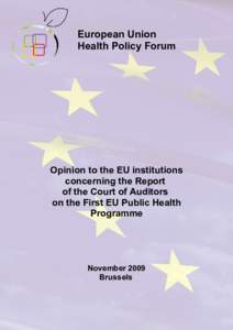Federalism / Eurocare / Directorate-General for Health and Consumers / Public health / Interreg / Health promotion / European Union acronyms /  jargon and working practices / Health-EU portal / Health / Health policy / European Union
