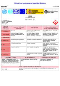 Nº CAS[removed]International Chemical Safety Cards (WHO/IPCS/ILO)