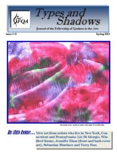 Types and Shadows Journal of the Fellowship of Quakers in the Arts Issue # 51