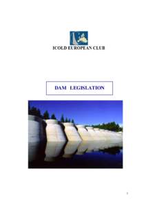 DAM LEGISLATION  1 NOTICE - DISCLAIMER: The information, analyses and conclusions in this document have no legal force and must not be