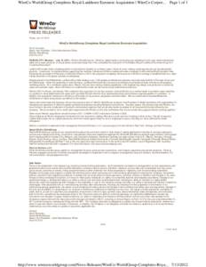 Microsoft Word - WWG Lankhorst LP Closing Letter_Final