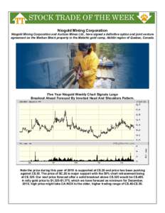 Niogold Mining Corporation Niogold Mining Corporation and Aurizon Mines Ltd., have signed a definitive option and joint venture agreement on the Marban Block property in the Malartic gold camp, Abitibi region of Quebec, 