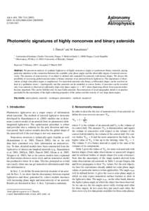 Astronomy & Astrophysics A&A 404, 709–DOI: :