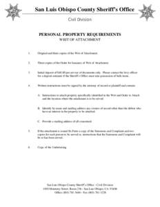 Microsoft Word - Personal Prop Writ of Attachment