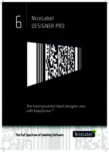 6  NiceLabel DESIGNER PRO  The most powerful label designer now