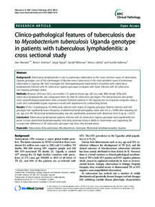 Wamala et al. BMC Clinical Pathology 2014, 14:14 http://www.biomedcentral.com[removed]