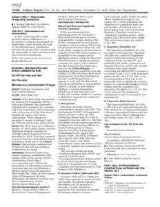 [removed]Federal Register / Vol. 76, No[removed]Wednesday, November 23, [removed]Rules and Regulations Division; ([removed]–0447; email: [removed]. SUPPLEMENTARY INFORMATION: