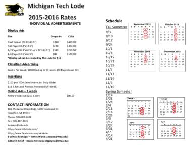 INDIVIDUAL ADVERTISEMENTS Display Ads Size Greyscale